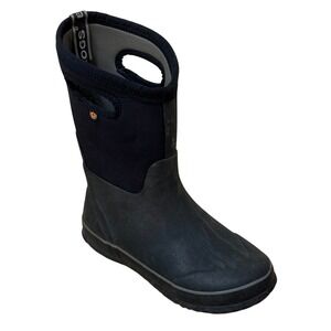 Bogs Kids Classic High Waterproof Boots 5 Black Insulated 52065-001 Rain Spring